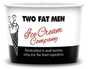 20oz 2Q Personalized Double Poly Paper Container