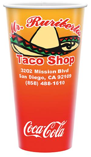 32oz Custom Design Double Poly Paper Cup