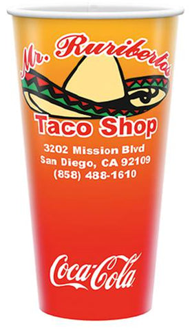 32oz Custom Design Double Poly Paper Cup