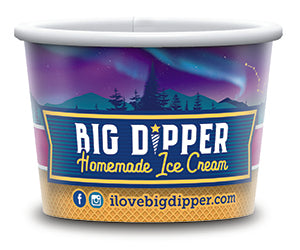 4oz L4 Logo Printed  Double Poly Paper Container