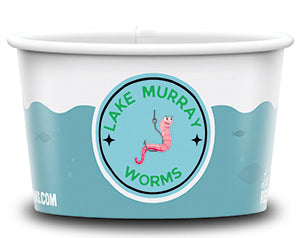 10oz R1 Logo Printed Double Poly Paper Container
