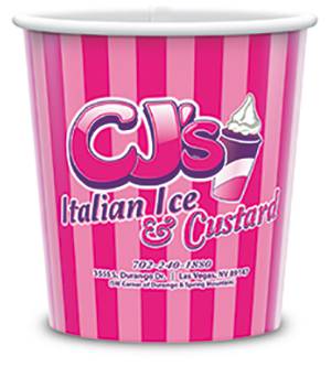 12oz T2 Logo Printed Double Poly Paper Container