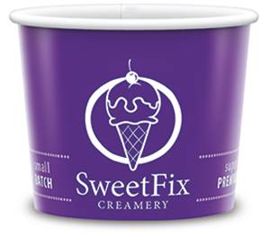 8oz T8 Custom Design Double Poly Paper Container