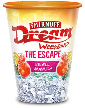 12oz Customized Tall Clear Recyclable Cup