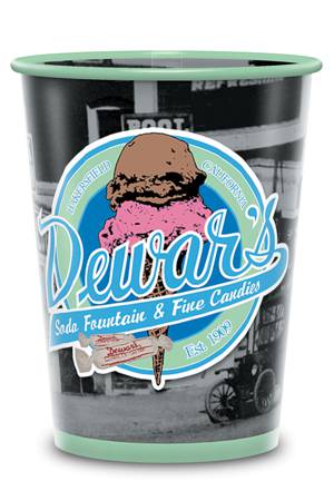 17oz Custom Design Clear Recyclable Cup