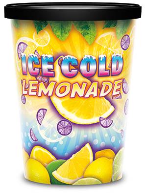 17oz Custom Design Clear Recyclable Cup