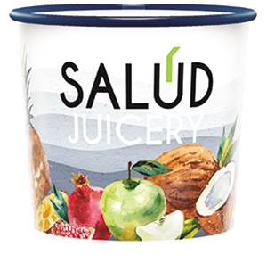 16oz T6 Logo Printed Clear Recyclable Container