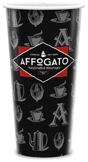 20/21oz Custom Design Single Poly Paper Hot Cup