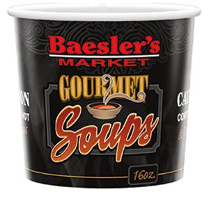 16oz T6 Custom Design Single Poly Paper Container