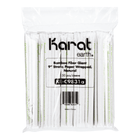 Karat Earth 9" Flat Cut Bamboo Fiber Giant Straws (8mm) Paper Wrapped, Natural - 3,000 pcs