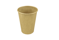 [1,000 ct] 12 oz Paper Coffee Cups | Kraft | 90 mm
