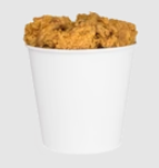 [150 ct] 170 oz Food Buckets | White | 223 mm