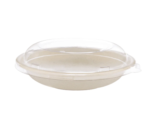 Karat Earth 24oz PFAS Free Bagasse Round Bowl, Natural - 500 pcs