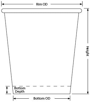 8/9oz Promotional Single Poly Paper Hot Cup