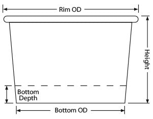 6oz B6 Customized Double Poly Paper Container
