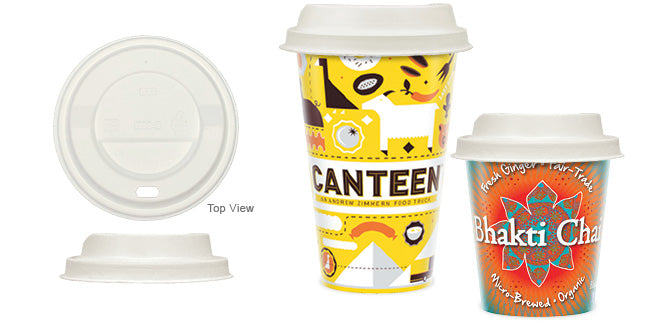 Custom Design Plastic Free Coffee Cup Lid