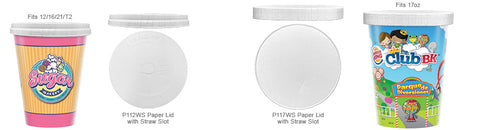 Custom P1 Plastic Free Paper Lid
