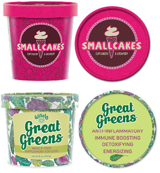 Promotional P2A Full Color Paper Lid