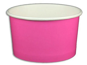 5 oz Solid Pink Ice Cream Paper Cups - 1000ct