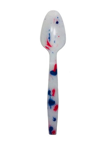 Color Changing Ice Cream Spoons - Red, White and Blue Spoons - 1000ct