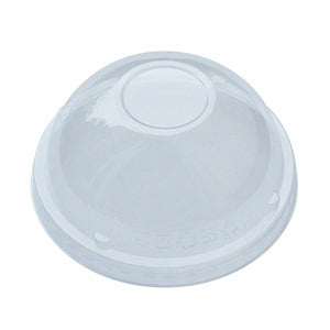 Wholesale 6-8oz Clear Dome Lid (No Hole) 95mm - 1000ct