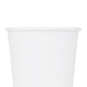 Wholesale 12oz Paper Hot Cups - White (90mm) - 1,000 ct