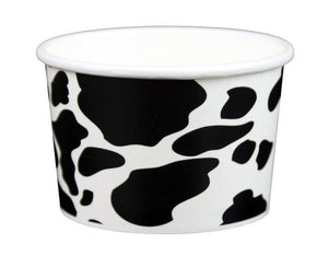 5 oz Cow Print Ice Cream Paper Cups - 1000ct