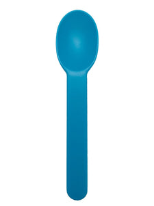 Blue High Quality Frozen Yogurt Spoons - 1000ct