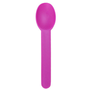 Purple High Quality Frozen Yogurt Spoons - 1000ct