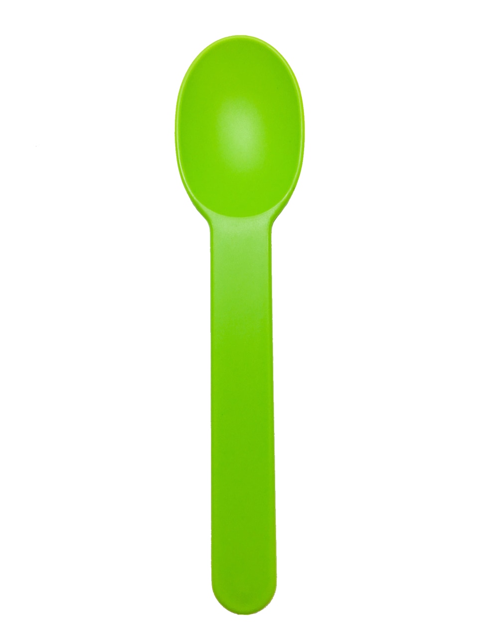 Green High Quality Frozen Yogurt Spoons - 1000ct