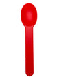 Red High Quality Frozen Yogurt Spoons - 1000ct