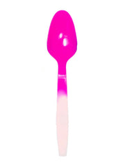 Color Changing Ice Cream Spoons - White to Pink - 1000ct