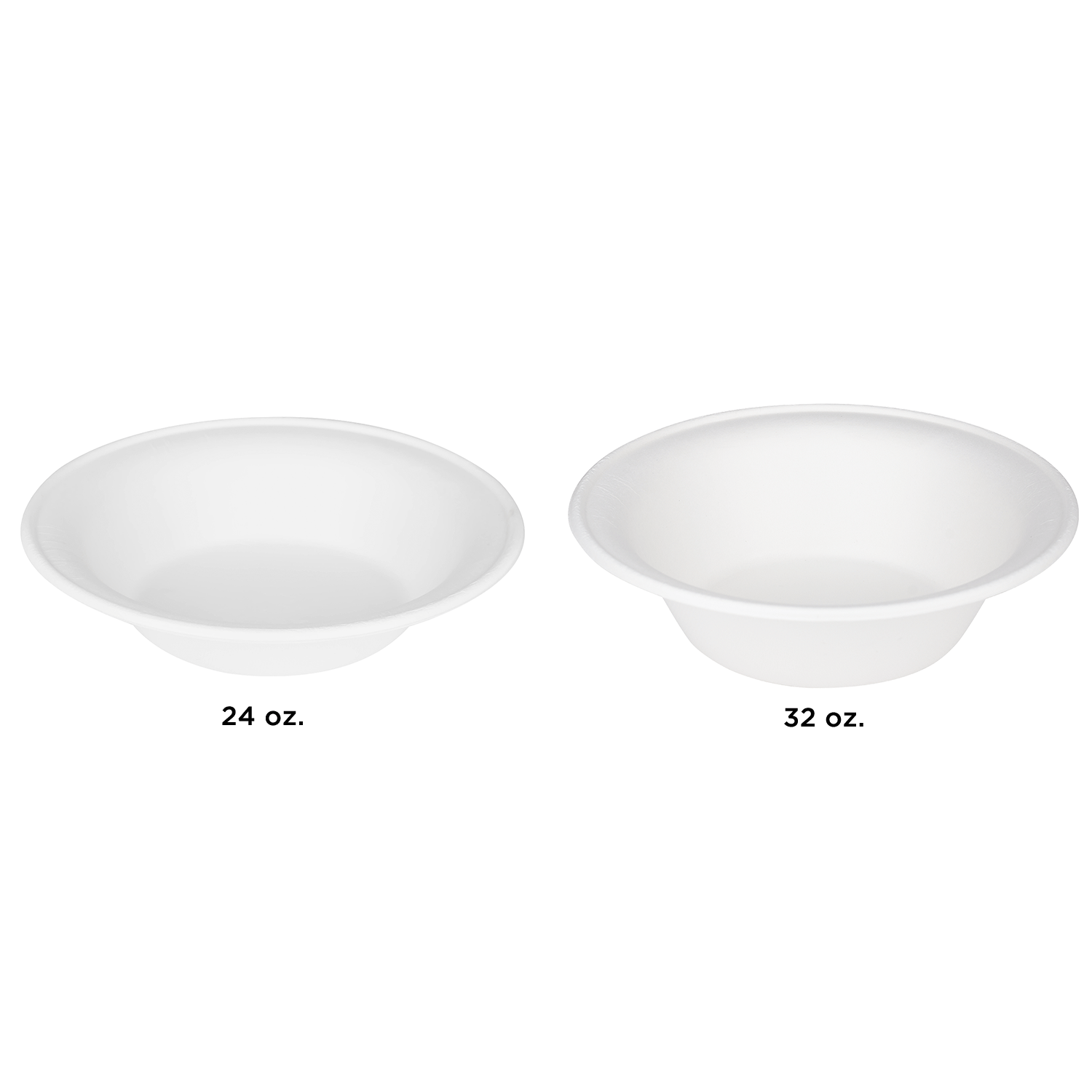 Wholesale 32 oz. Eco-friendly Bagasse Bowls - 500 ct