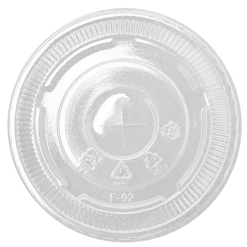 Wholesale Plastic Flat Lids (92mm) - 1,000 ct