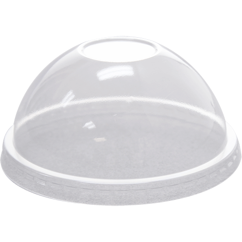 Wholesale Plastic Dome Lids - No Hole (92mm) - 1,000 ct