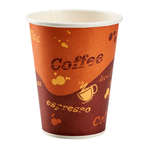 Wholesale 8oz Paper Hot Cups - Coffee (80mm) - 1,000 ct