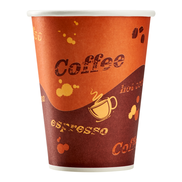 Wholesale 8oz Paper Hot Cups - Coffee (80mm) - 1,000 ct