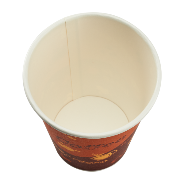 Wholesale 8oz Paper Hot Cups - Coffee (80mm) - 1,000 ct