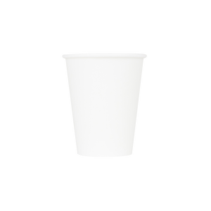 Wholesale 8oz Paper Hot Cups White 80mm - 1,000 ct