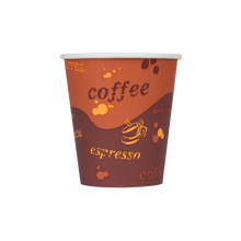 Load image into Gallery viewer, Wholesale 10oz Paper Hot Cups - Coffee (90mm) - 1,000 ct
