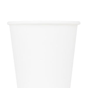 Wholesale 10oz Paper Hot Cups - White (90mm) - 1,000 ct