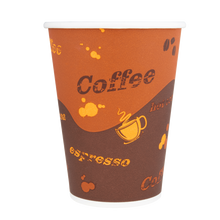 Load image into Gallery viewer, Wholesale 12oz Paper Hot Cups - Coffee (90mm) - 1,000 ct
