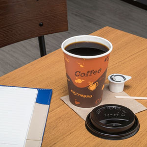 Wholesale 12oz Paper Hot Cups - Coffee (90mm) - 1,000 ct
