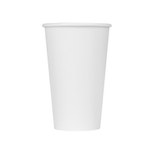Load image into Gallery viewer, Wholesale 16oz Paper Hot Cups - White (90mm) - 1,000 ct
