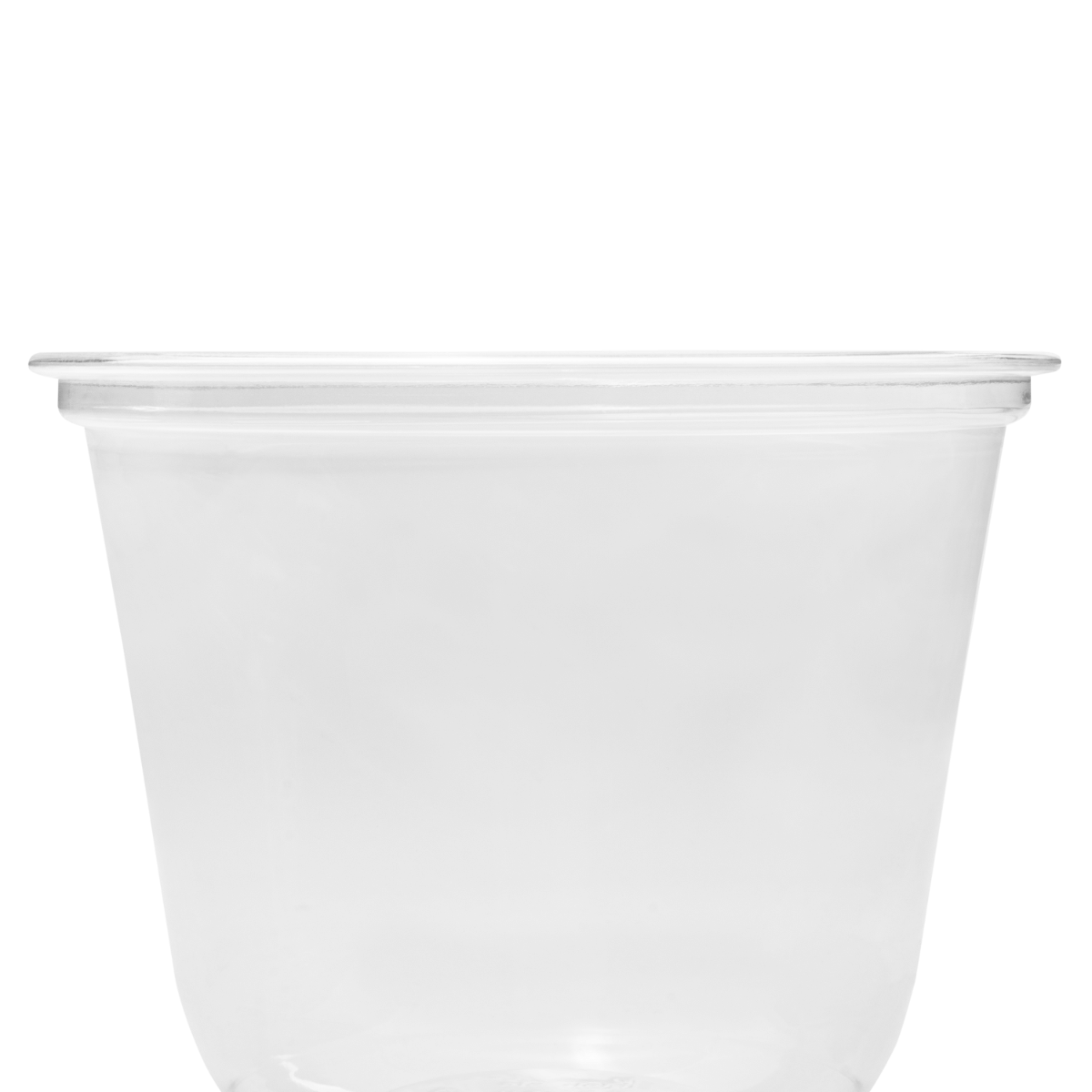 Wholesale 12oz PET Clear Cup, U-Shape 98mm - 1,000 ct