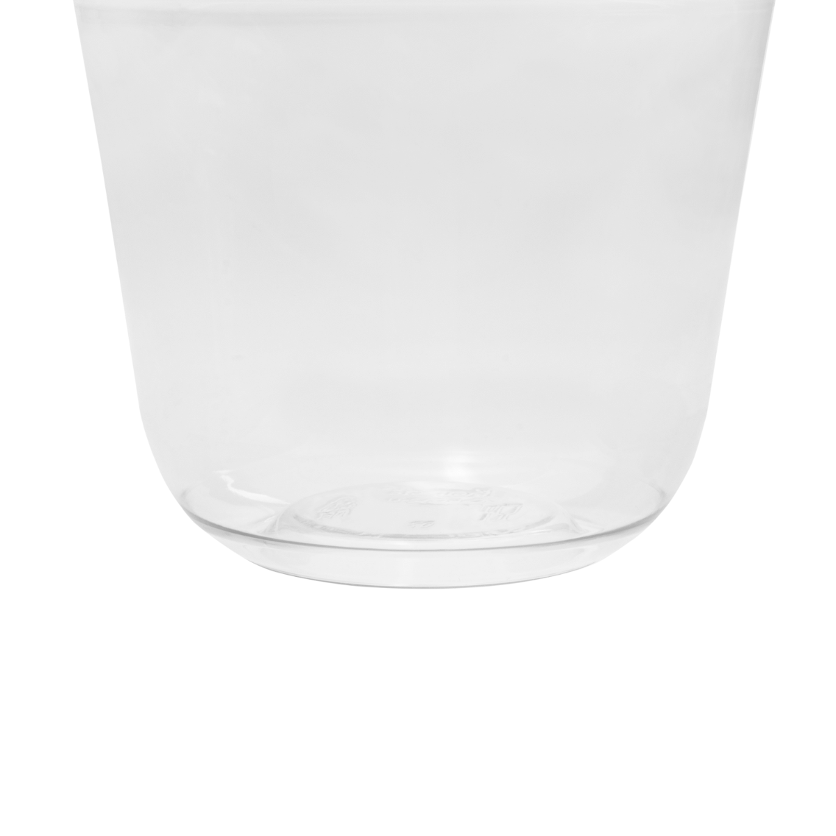 Wholesale 12oz PET Clear Cup, U-Shape 98mm - 1,000 ct