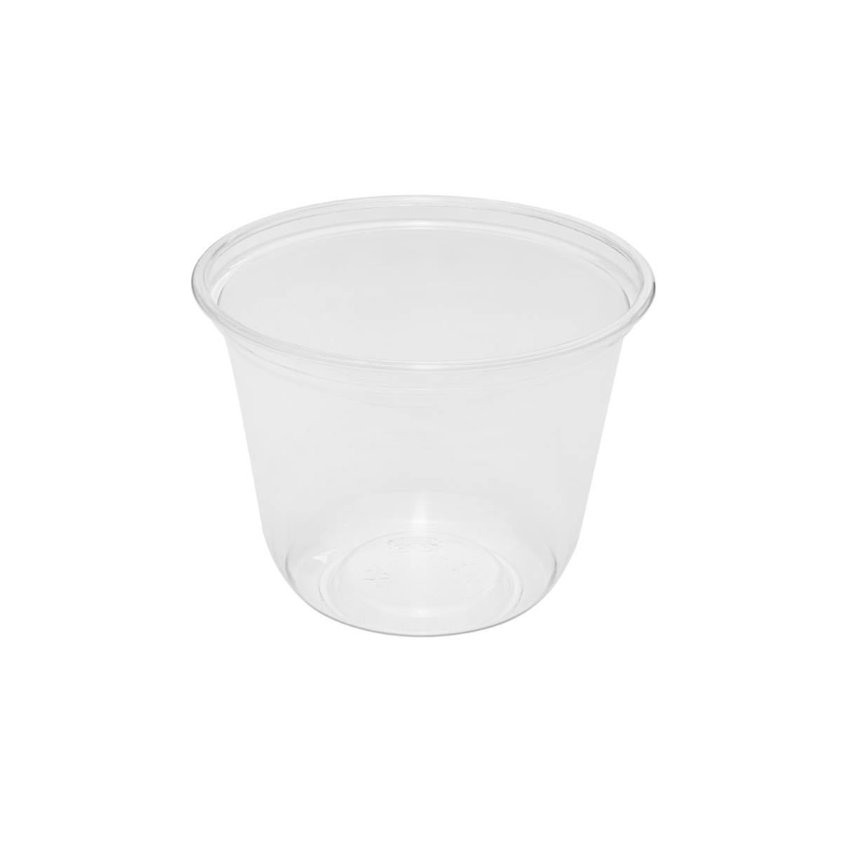 Wholesale 12oz PET Clear Cup, U-Shape 98mm - 1,000 ct