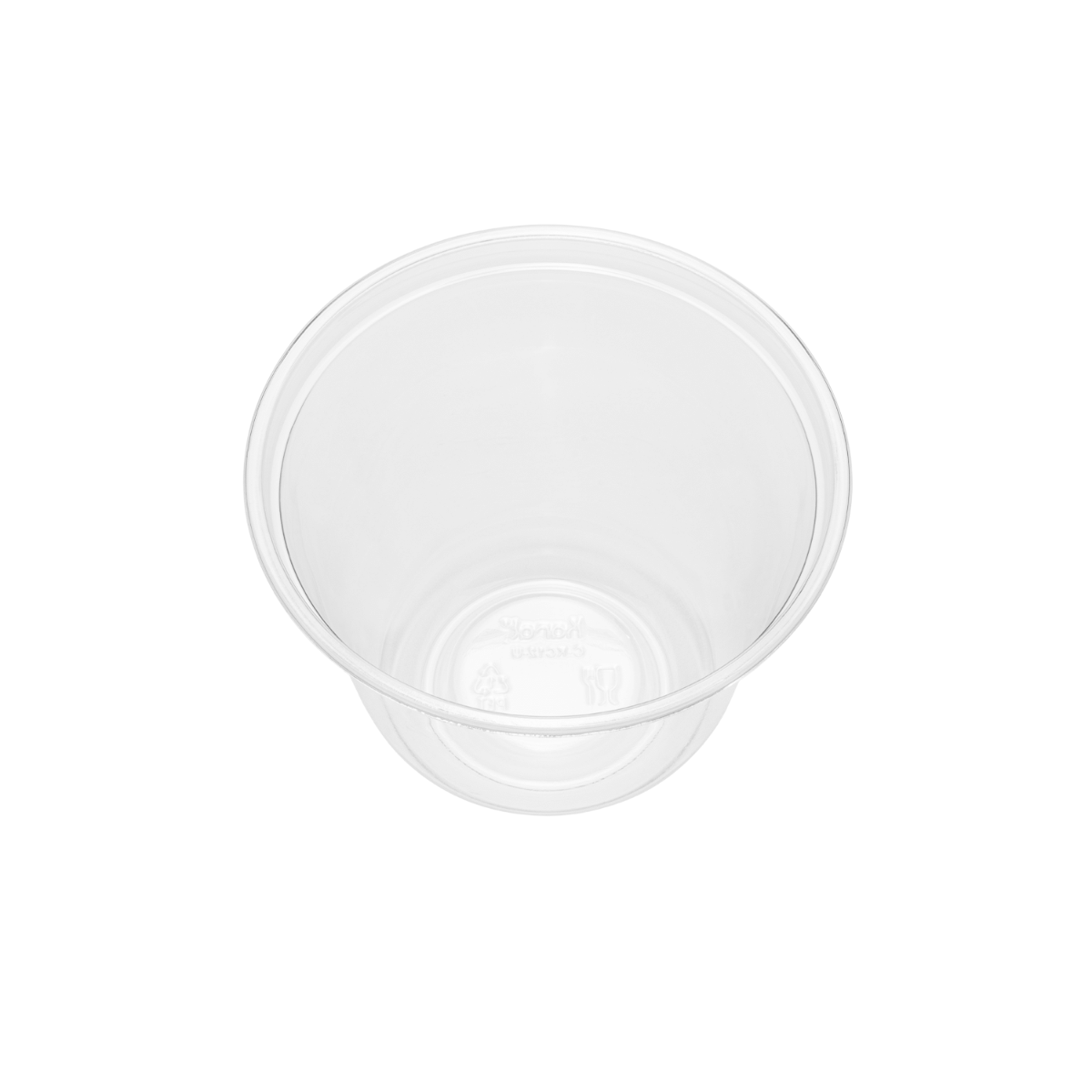 Wholesale 12oz PET Clear Cup, U-Shape 98mm - 1,000 ct