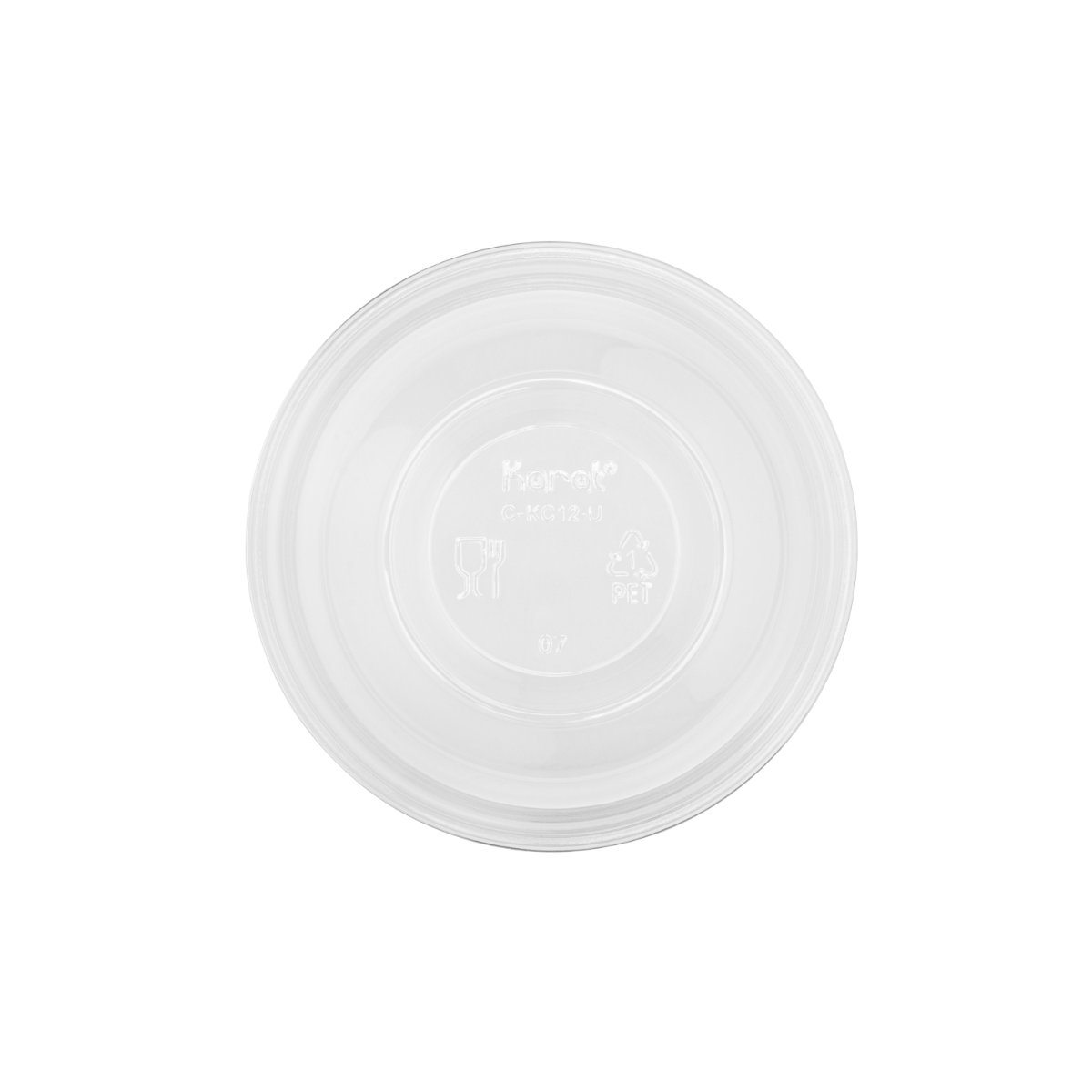 Wholesale 12oz PET Clear Cup, U-Shape 98mm - 1,000 ct
