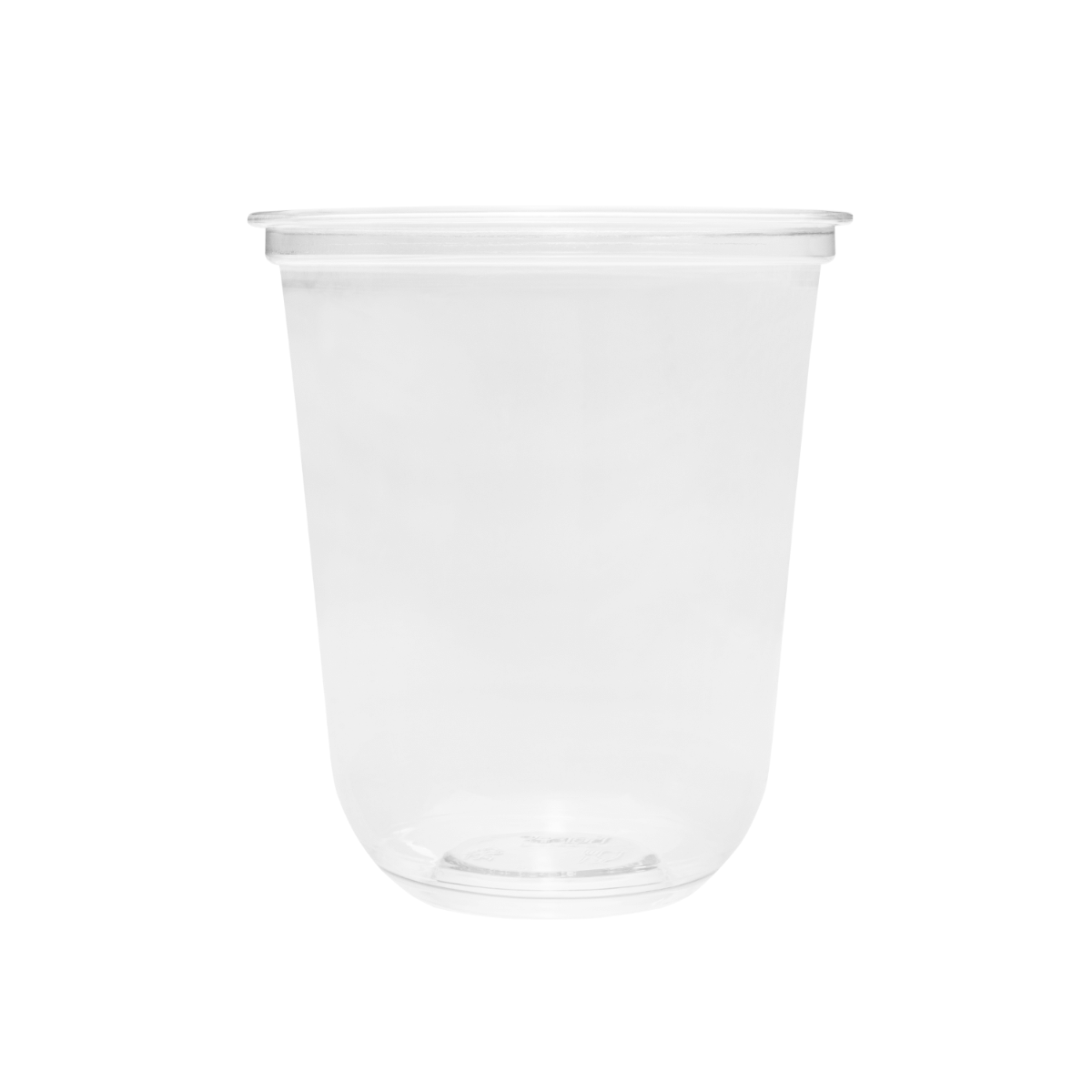 Wholesale 16oz PET Clear Cup, U-Shape 98mm - 1,000 ct